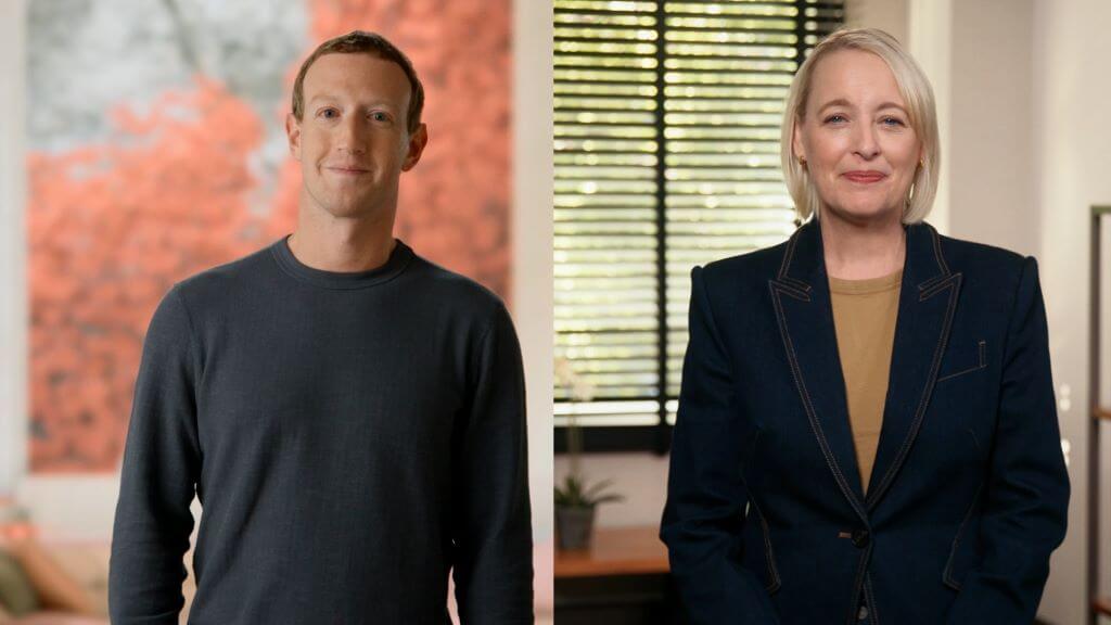 Mark Zuckerberg and Julie Sweet - Meta Connect 2022
