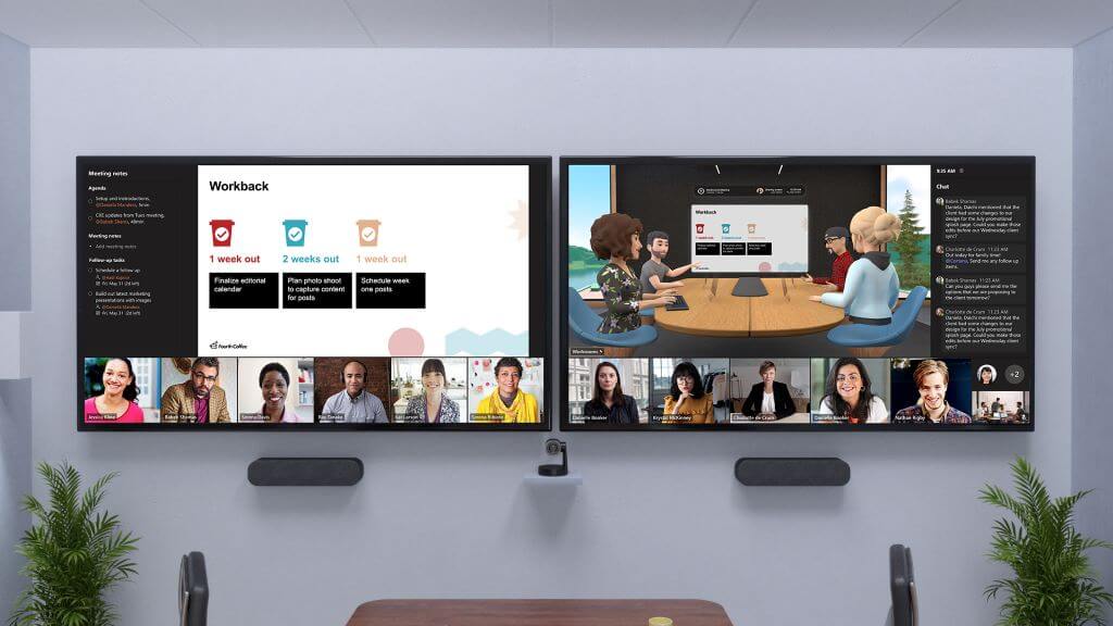 Microsoft Teams in Workrooms