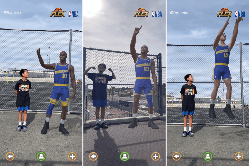 Flex NBA augmented reality