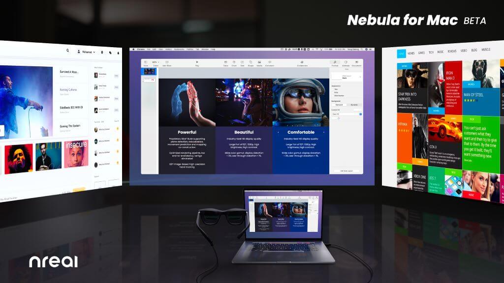 Nebula ສໍາລັບ Mac Beta - Nreal Air