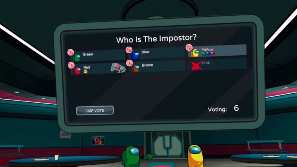 who is the impostor - Among Us VR game