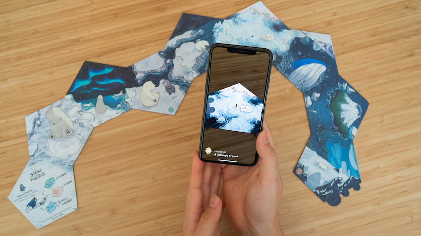 AR app - The Bear Who Touched The Northern Lights
