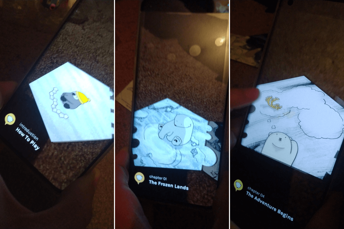 AR app - The Bear Who Touched the Northern Lights - AR Story Puzzle
