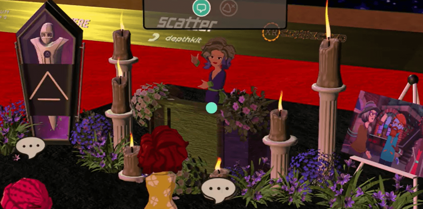 AltspaceVR funeral - The 2023 Polys WebXR Awards 