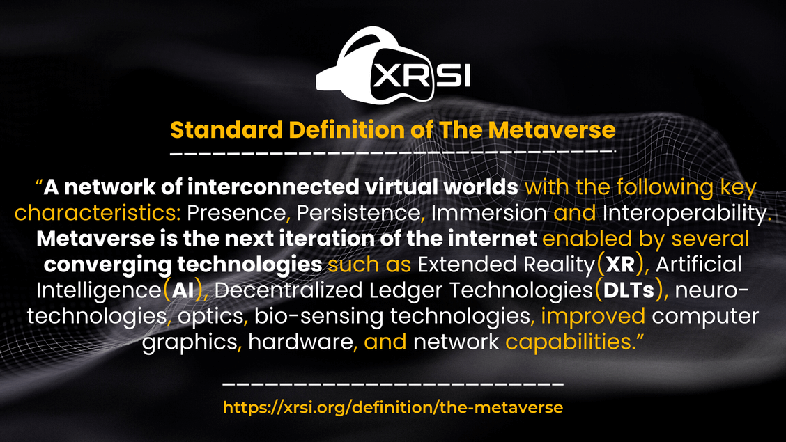 XRSI metaverse definition